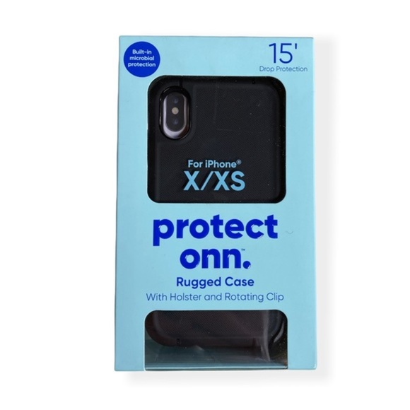 iPhone X/XS Rugged Phone Case w/ Holster & Clip protect onn. - Picture 9 of 9